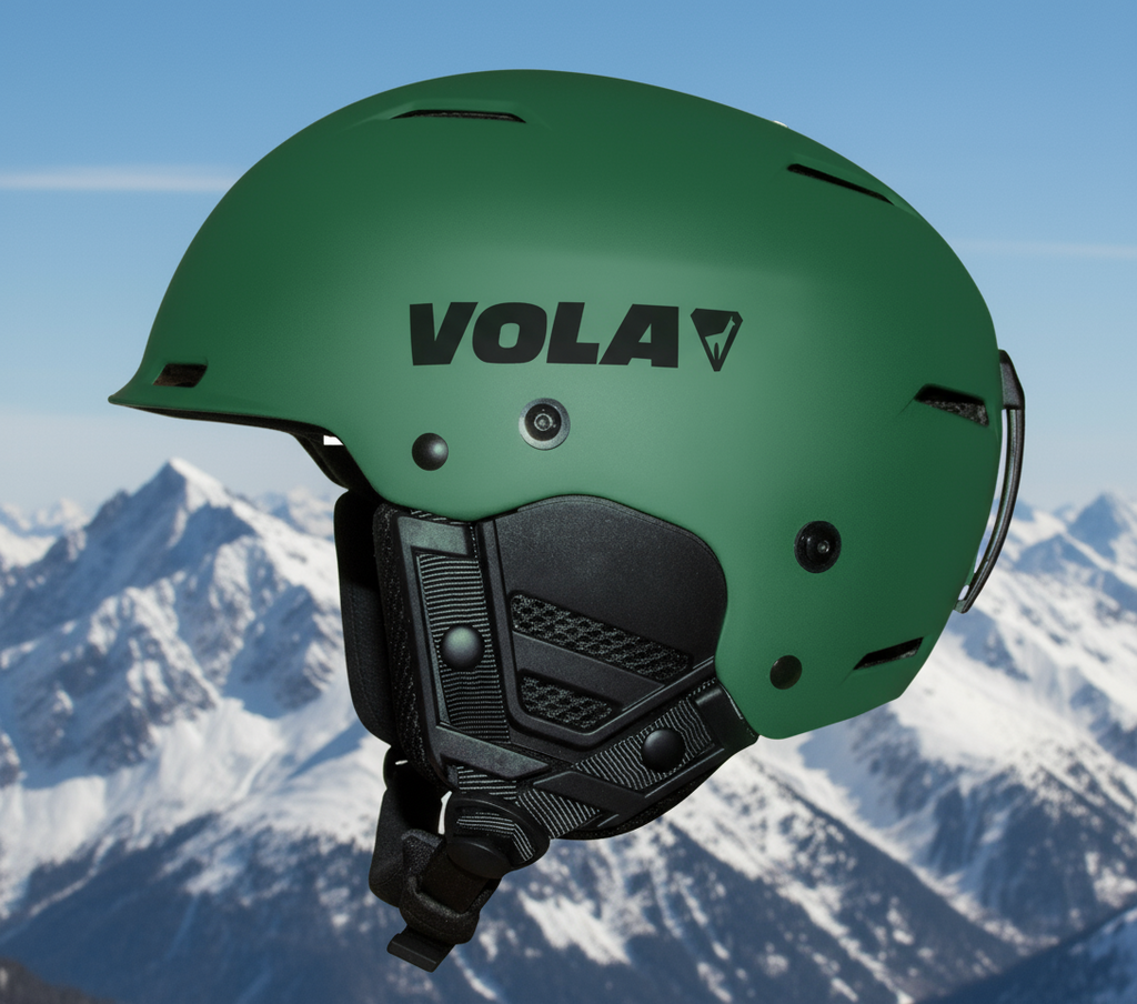 Skíða hjálmur Vola Grænn