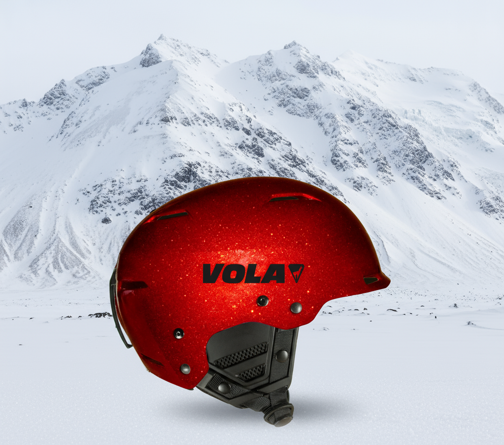 Skíða hjálmur Vola Rauður